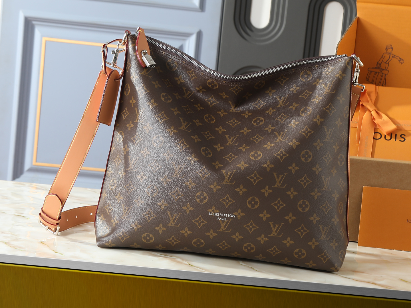 Louis Vuitton LV Classic Bucket Bag Premium Canvas Detachable Strap Daily Use New Arrival